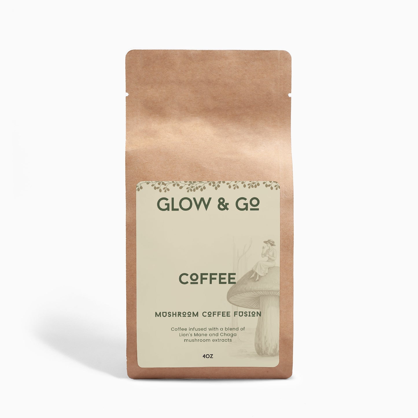 Mushroom Coffee Fusion - Lion’s Mane & Chaga 4oz
